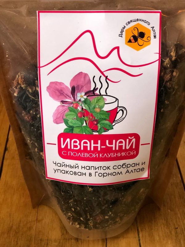 Иван-чай с полевой клубникой
